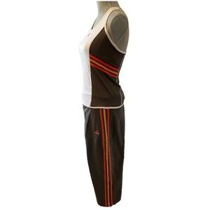 ADIDAS workout set including wide leg crop pants Size Medium